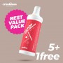 Image: PACK 5 + 1 FREE CRUSHIOUS ZZ POP LIQUID VIBRATOR STRAWBERRY AROMA 30ML on Prazer24 Sex Shop Online