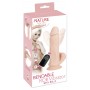 NATURE SKIN BENDABLE RC REALISTIC VIBRATOR WITH WIRELESS REMOTE CONTROL