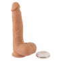 VIBRATEUR RÉALISTE AVEC POUSSÉE ET TÉLÉCOMMANDE SANS FIL NATURAL THRUSTING VIBE YOU2TOYS