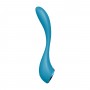 VIBRADOR G-SPOT FLEX 5 CONNECT APP AZUL SATISFYER