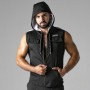 LOCKER GEAR LOOK AT HARDER HOODY VEST WHITE