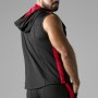 GILET LOOK AT HARDER HOODY ROUGE LOCKER GEAR