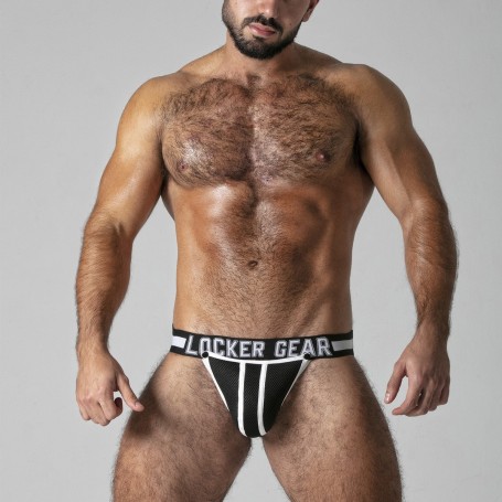 JOCKSTRAP FULL ACCESS LOCKER GEAR BLANC