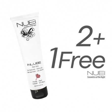 Image: PACK PROMO SPÉCIAL 2 + 1 GRATUIT NUEI INLUBE HEART LOLLIPOP WATERBASED LUBRICANT 100ML on Prazer24 Sex Shop Online