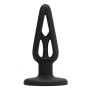 PLUG & PLAY 4” SILICONE BUTT PLUG BLACK