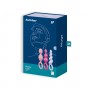 CONJUNTO DE 3 PLUGS ANALES BOOTY CALL SATISFYER COLORIDOS