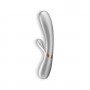 SATISFYER HOT LOVER VIBRATOR WITH APP SILVER - CHAMPAGNE