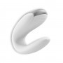 SATISFYER DOUBLE FUN VIBRATOR WITH APP WHITE