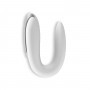 SATISFYER DOUBLE FUN VIBRATOR WITH APP WHITE
