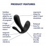 ESTIMULADOR DO PONTO-G E ANAL TOP SECRET + COM APP SATISFYER PRETO