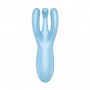 SATISFYER THREESOME 4 VIBRATOR WITH APP BLUE