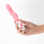 CRUSHIOUS MOCHI RABBIT VIBRATOR PINK WITH WATERBASED LUBRICANT INCLUDED