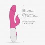 CRUSHIOUS MOCHI RABBIT VIBRATOR PINK WITH WATERBASED LUBRICANT INCLUDED