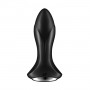 PLUG VIBRATÓRIO ROTATOR PLUG 1+ COM APP SATISFYER PRETO