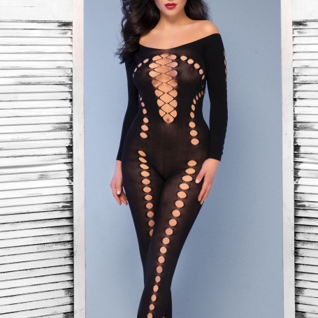 BODYSTOCKING CR-4646 NOIR CHILIROSE