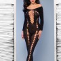 BODYSTOCKING CR-4646 NEGRO CHILIROSE