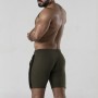 LOCKER GEAR SIDE STRIPE SHORT KHAKI