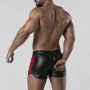 SHORTS OUVRANTS 2 WAY ZIPPER CONTRAST SHORT ROUGE LOCKER GEAR