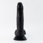 DILDO DE SILICONA LIQUIDA INVIKTUS 7 CRUSHIOUS NEGRO