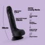 DILDO DE SILICONA LIQUIDA INVIKTUS 7 CRUSHIOUS NEGRO