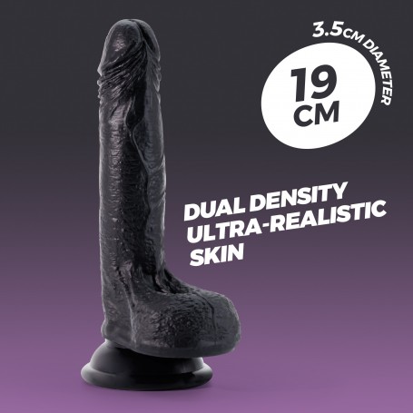 CRUSHIOUS INVIKTUS 7 GODE EN SILICONE LIQUIDE NOIR