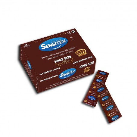 SENSITEX NATURAL CONDOMS XKING SIZE 144 UNITS