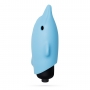 CRUSHIOUS DOLPHIN WITH 10 VIBRATION BULLET BLUE