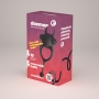 DAEMON ANILLO PARA EL PENE CON BALA RECARGABLE NEGRO CRUSHIOUS