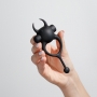 DAEMON ANNEAU PÉNIS AVEC VIBROMASSEUR RECHARGEABLE NOIR CRUSHIOUS