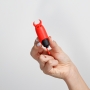 O-PET DIABLE AVEC VIBROMASSEUR BULLET À 10 VIBRATIONS ROUGE CRUSHIOUS