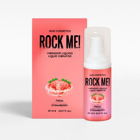 VIBRADOR LÍQUIDO ROCK ME! FRESA 20 ML NUEI