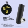 DAEMON ANNEAU PÉNIS AVEC VIBROMASSEUR RECHARGEABLE NOIR CRUSHIOUS