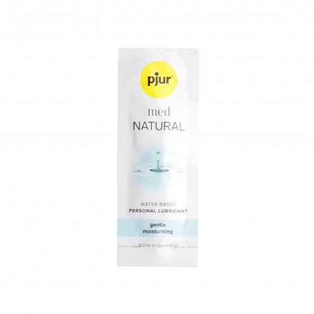 PJUR LUBRIFIANT MED NATUREL À BASE D'EAU 2 ML