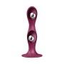 DILDO CINÉTICO DOUBLE BALL-R WEIGHTED DILDO VERMELHO SATISFYER