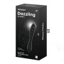 DILDO DE CRISTAL DAZZLING CRYSTAL 1 NEGRO SATISFYER