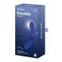 DILDO DE VIDRO DOUBLE CRYSTAL AZUL SATISFYER