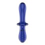 DILDO DE CRISTAL DOUBLE CRYSTAL AZUL SATISFYER