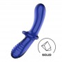 DILDO DE CRISTAL DOUBLE CRYSTAL AZUL SATISFYER