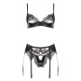 CONJUNTO DE 3 PEÇAS MARILYN PRETO BEAUTY NIGHT FASHION