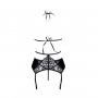 CONJUNTO DE 3 PEÇAS ALANIS PRETO BEAUTY NIGHT FASHION