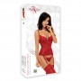 CORPETE E TANGA RAVENNA VERMELHO BEAUTY NIGHT FASHION