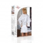 BEAUTY NIGHT FASHION FABIENNE DRESSING GOWN AND THONG WHITE