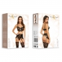 CONJUNTO DE 3 PIEZAS LEONELA NEGRO BEAUTY NIGHT FASHION