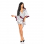 PEIGNOIR ET STRING SUMMER ARGENT BEAUTY NIGHT FASHION