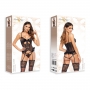 BEAUTY NIGHT FASHION RAFAELLA CORSET AND THONG BLACK