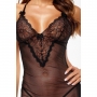 BEAUTY NIGHT FASHION GOLDIE CHEMISE AND THONG BLACK