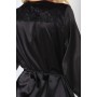 PEIGNOIR ET STRING FABIENNE NOIR BEAUTY NIGHT FASHION