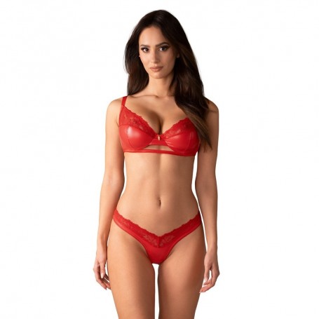 ENSEMBLE 2 PIÈCES ALIOSA ROUGE OBSESSIVE