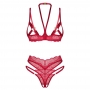 CONJUNTO DE 2 PEÇAS CUPIDE DESIR VERMELHO OBSESSIVE