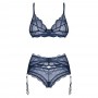 CONJUNTO DE 3 PIEZAS NIGHTLY AZUL OBSESSIVE